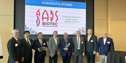 ADS Biotec Named 2025 Recipient of Governor’s Bioscience Award